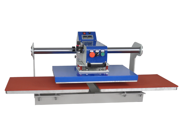 Slide duplex pneumatic heat press machine